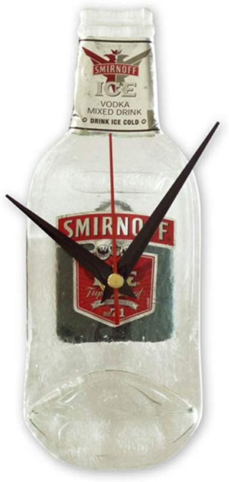 An original,unique and fun bottleclock gift Fursty Ferret Bottle Clock 